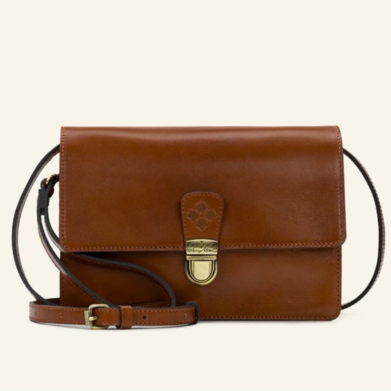 Patricia Nash Lanza Crossbody Genuine Leather